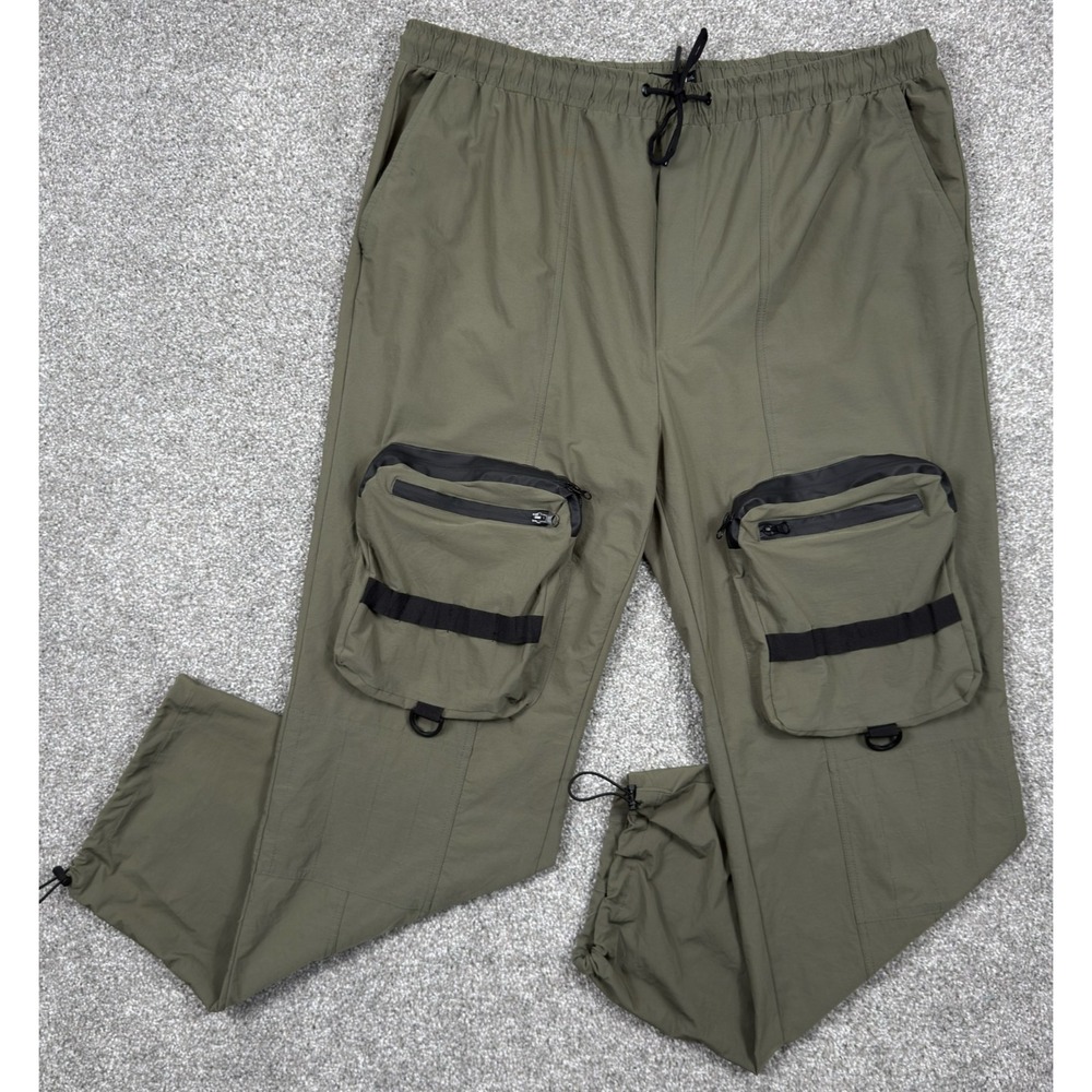 American Stitch Another Day Cargo Pants Men's XXL Olive Nylon Tactical Utility